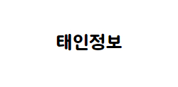 태인정보
